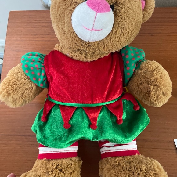 Build a Bear Christmas Clothes Elf 1 Piece Dress Outfit BAB - Picture 2 of 3